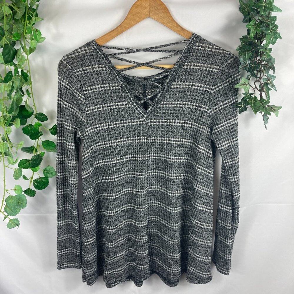 Altar'd state cross back waffle knit  top S - Picture 4 of 4